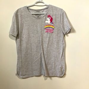 “Unicorns are real” shirt